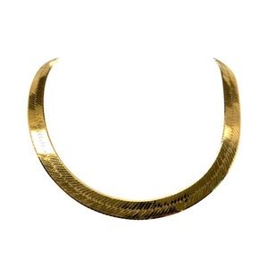 Designs 14k Yellow Gold Herringbone Chain😘🤙🏽